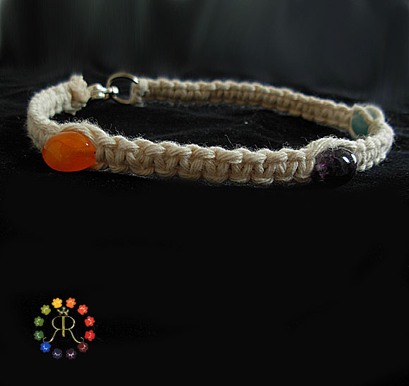 pet colar necklace with gem crystals